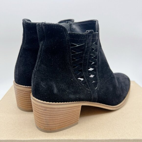 Paul Green Vienna Chelsea Ankle Boots Black Soft Suede US 9 UK 6.5 - $520 - Picture 7 of 13